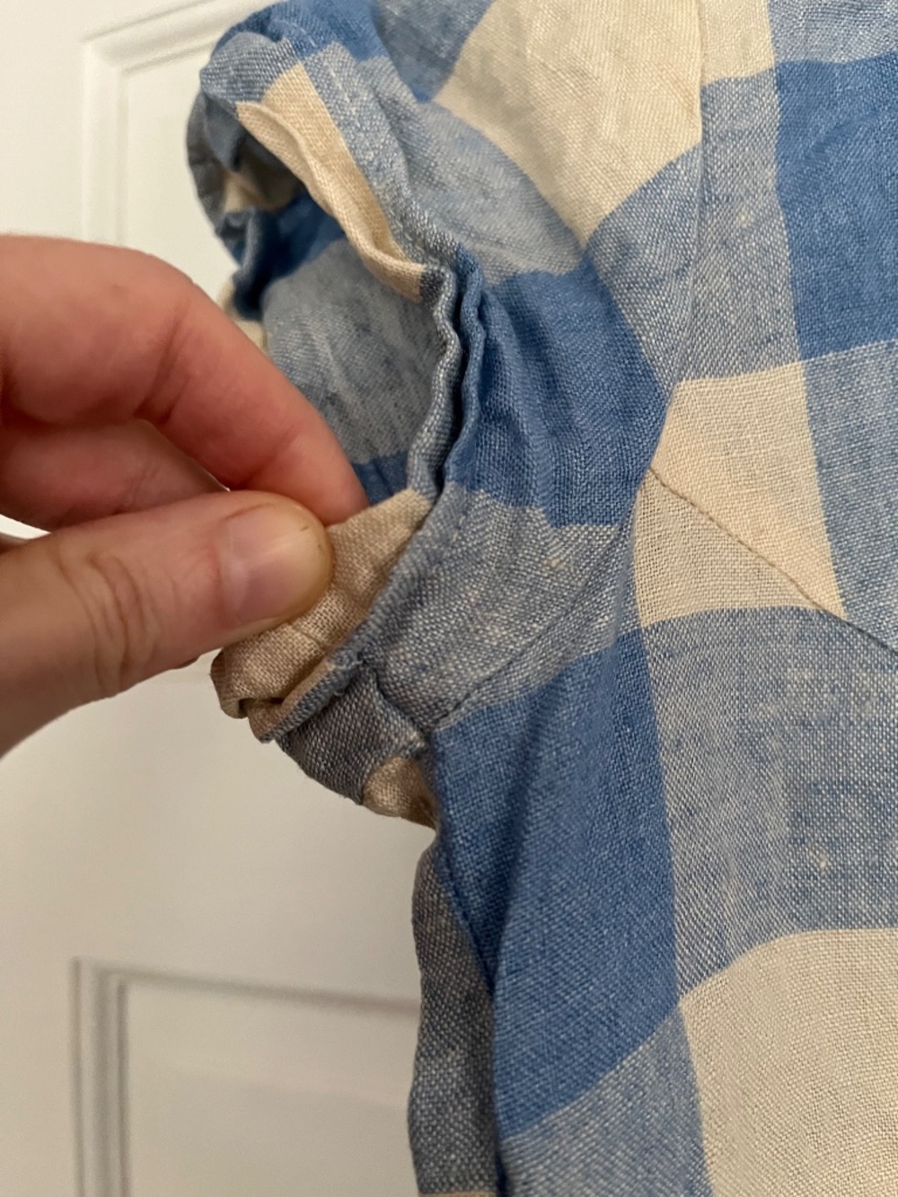 Pyne & Smith Tove Check Blouse, size small - Picture 2 of 4